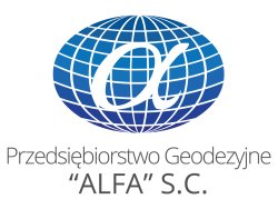 logo "ALFA" s.c. Przedsiębiorstwo Geodezyjne