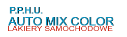 logo AUTO MIX COLOR - LAKIERY SAMOCHODOWE Sławomir Strzyż