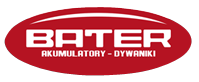 logo BATER - akumulatory, dywaniki samochodowe, prostowniki