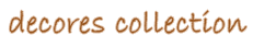 logo DECORES COLLECTION - wyposażenie wnętrz, meble kolonialne - importer
