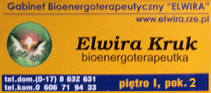 logo Elwira Kruk - Bioenergoterapeutka<br />Gabinet Bioenergoterapeutyczny "ELWIRA"