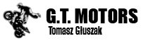 logo G.T. MOTORS - motocykle, skutery, quady, sklep, serwis, komis motocyklowy, części, akcesoria