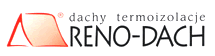 logo "RENO-DACH"<br /> Materiały budowlane, dachy, docieplenia