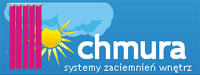 logo "CHMURA" Systemy Zaciemnień Wnętrz Alicja Chmura, produkcja moskitier, rolet, sprzedaż i montaż rolet, sprzedaż żaluzji, sprzedaż okien PCV, montaż okien