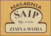 logo SAIP Sp. z o.o.  - masarnia - wędliniarskie wyroby naturalne, wędliny wieprzowe i końskie