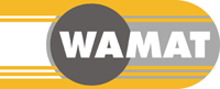 logo Wamat sp. z o.o. - producent scen mobilnych, estrad, podestów, trybun składanych i boiskowych