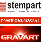 logo STEMPART, GRAVART, TANIE OKŁADKI