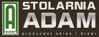 logo STOLARNIA ADAM - producent drzwi drewnianych z drewna klejonego, producent okien
