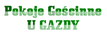 logo U GAZDY Pokoje Gościnne